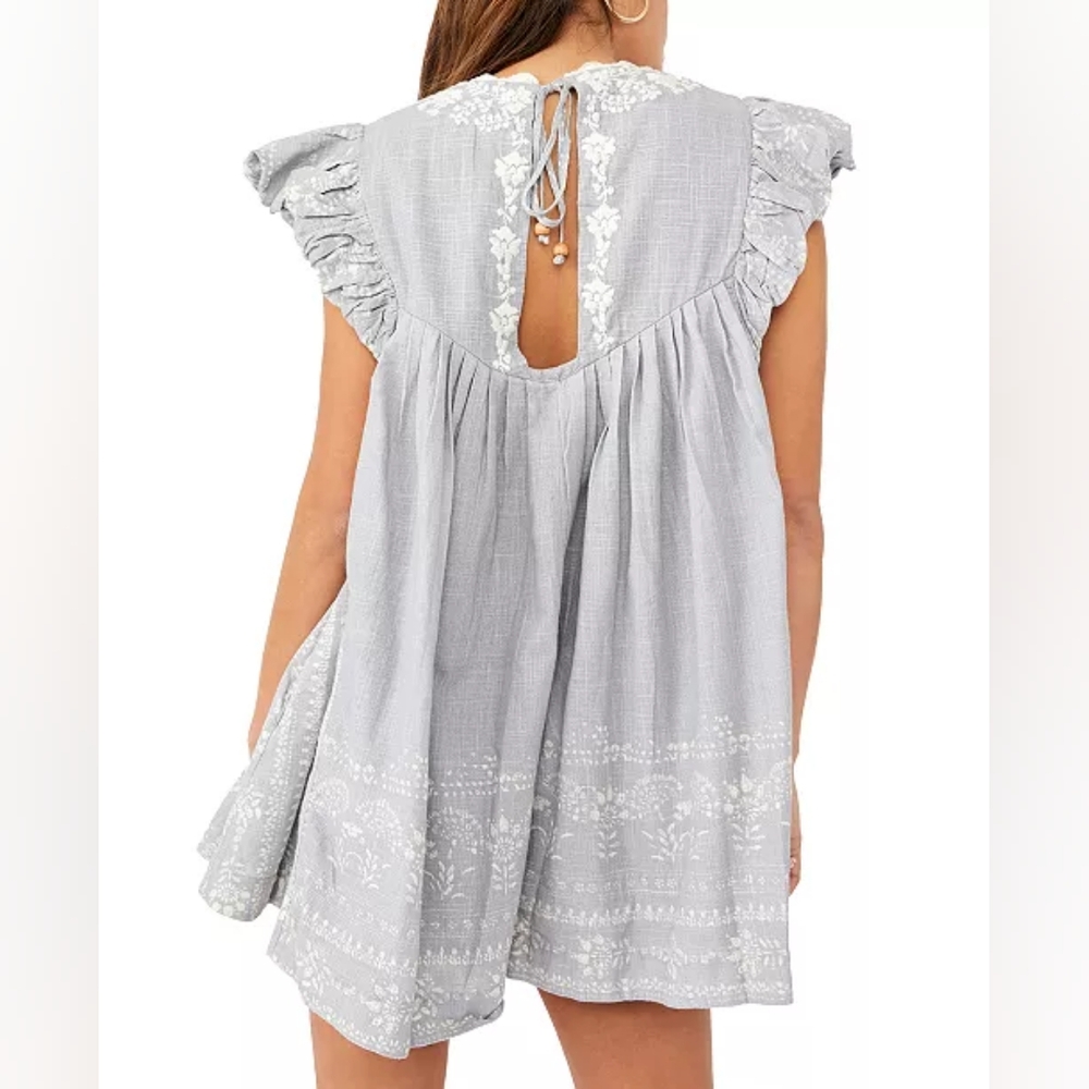 FREE PEOPLE Cutie Pie Romper (Periwinkle) - Picture 2 of 8
